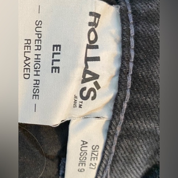 NWT Rollas Elle Jeans in Comfort Smoke - Size 27 - Picture 10 of 11